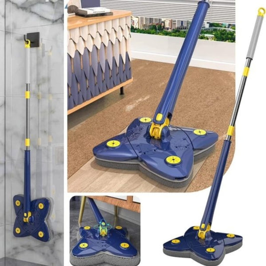 360° Rotatable Cleaning X Mop Adjustable Corner Mop Self Squeezing Wringing Mop Multifunctional Rotating Mop For Floor Wall Window